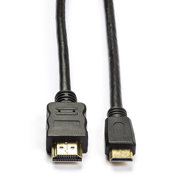 logboek Microbe Onweersbui Mini HDMI naar HDMI kabel | Nedis | 1.5 meter (4K@30Hz, Verguld)