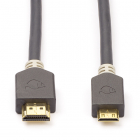 Nedis Mini HDMI naar HDMI kabel | Nedis | 2 meter (4K@30Hz, Verguld) CVBP34500AT20 K010103006