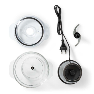 Nedis Mini hakmolen | Nedis | 1 liter (500W, Glas) KAMC300CGY K170108134 - 2