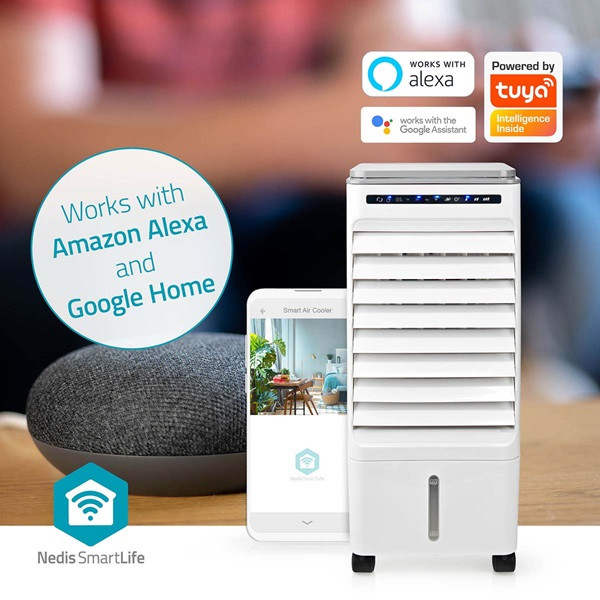 Nedis Mobiele aircooler | Nedis Smartlife | 215 m³/u (3 standen, Afstandsbediening, 5 liter) COOL116CWTW K170104170 - 9