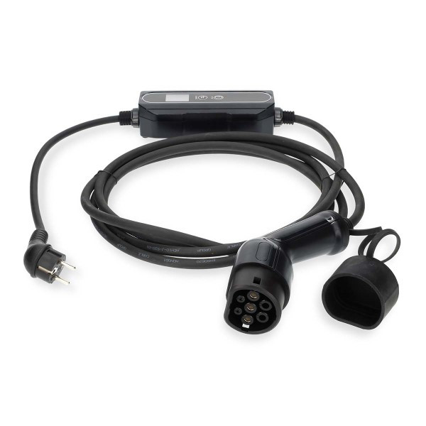 Nedis Mobiele lader auto | Type 2 | Nedis (5 Meter, 1.4/2.3/3.7 kW, Schuko) EVCH37KWBK20 K120510134 - 1