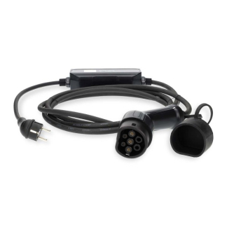 Nedis Mobiele lader auto | Type 2 | Nedis (5 Meter, 1.4/2.3/3.7 kW, Schuko) EVCH37KWBK20 K120510134 - 2