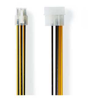 Nedis Molex naar PCI Express kabel | Nedis | 0.15 meter CCGP74060VA015 N010504100 - 2