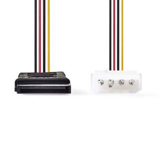 Nedis Molex naar S-ATA stroomkabel (Koper, 0.15 meter) CCGP73500VA015 N010507550 - 