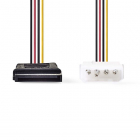 Nedis Molex naar S-ATA stroomkabel (Koper, 0.15 meter) CCGP73500VA015 N010507550