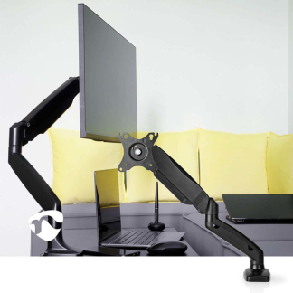Nedis Monitorbeugel | Nedis | 10 tot 32 inch (Draai, zwenk en kantelbaar, Max. 6 kg) MMSISGS110BK K101501107 - 6