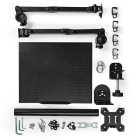 Nedis Monitorbeugel | Nedis | 15 tot 32 inch (Draai, zwenk en kantelbaar, Met laptopstandaard, Max. 8 kg) MMSISNB110BK K101501125 - 4