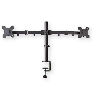 Nedis Monitorbeugel | Nedis | 15 tot 32 inch (Ergonomisch, Draai, zwenk en kantelbaar, 2 schermen, Max. 8 kg) MMDOS110BK K101501109 - 2