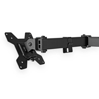 Nedis Monitorbeugel | Nedis | 15 tot 32 inch (Ergonomisch, Draai, zwenk en kantelbaar, 2 schermen, Max. 8 kg) MMDOS110BK K101501109 - 3