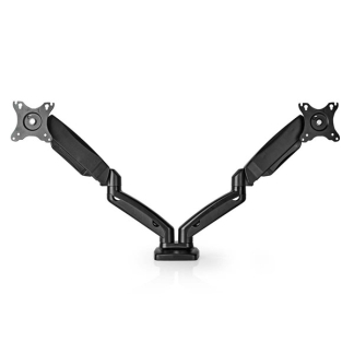 Nedis Monitorbeugel | Nedis | 15 tot 32 inch (Ergonomisch, Draai, zwenk en kantelbaar, 2 schermen, Max. 8 kg) MMDOSGS110BK K101501124 - 2