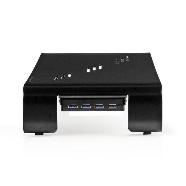 Nedis Monitorstandaard | Nedis | 1 x 52 x 6.5 cm (Ergonomisch, USB 3.0 hub, Max. 18 kg) ERGOMFSU3400BK K101501112 - 3