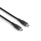 Nedis Motorola oplaadkabel | USB C ↔ USB C 2.0 | 1.5 meter (Vertind koper, Power Delivery, 60W, Zwart) CCGB60820BK15 D010214337 - 1