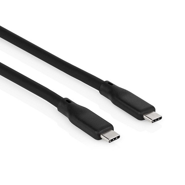 Nedis Motorola oplaadkabel | USB C ↔ USB C 3.2 | 1 meter (Vertind koper, Power Delivery, 240W, Zwart) CCGB64810BK10 D010214339 - 1