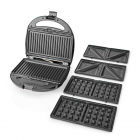 Nedis Multi grill apparaat | Nedis (800W, Tosti/Wafel/Grill, Anti-aanbaklaag) KARP100BK K170108061 Nedis Multi grill apparaat | Nedis (800W, Tosti/Wafel/Grill, Anti-aanbaklaag) KARP100BK K170108061