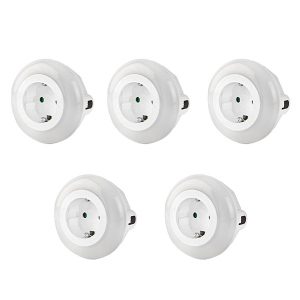 Nedis Nachtlampje | Nedis | 5 stuks (Schemersensor, 10lm, 3 kleuren)  V170202709 - 1