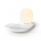 Nedis Nachtlampje | Nedis (Draadloze Qi oplader, LED, Dimbaar, Touchbediening) LTLQ10W1WT K150204348