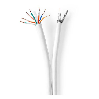 Nedis Netwerk en coax kabel | Nedis | 25 m (Cat6, Wit) CSGG4500WT250 K101302018 - 1