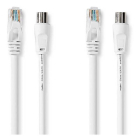 Nedis Netwerk en coax kabel | Nedis | Met Connectoren | 1.5 m (Cat6, Wit) CSGL4500WT15 CSGP4500WT15 K101302013 - 2