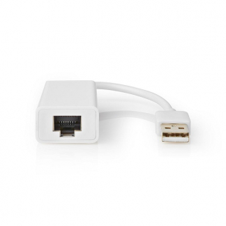Nedis Netwerkadapter USB A naar RJ45 | Nedis (USB 2.0, 100 Mbps, Wit) CCGB60950WT02 CCGP60950WT02 K020610040 - 
