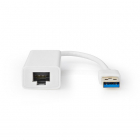 Netwerkadapter USB A naar RJ45 | Nedis (USB 3.0, 1 Gbps, Wit)