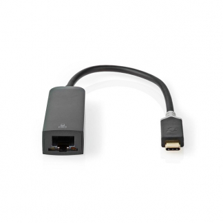Nedis Netwerkadapter USB C naar RJ45 | Nedis (USB 3.0, Max. 1 Gbps, Antraciet) CCBW64952AT02 K010214210 - 1
