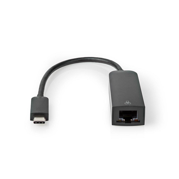 Nedis Netwerkadapter USB C naar RJ45 | Nedis (USB 3.0, Max. 1 Gbps, Zwart) CCGB64960BK02 CCGP64952BK02 K010214211 - 1
