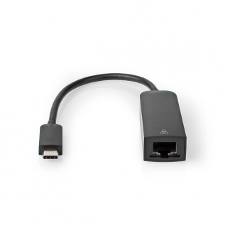 Nedis Netwerkadapter USB C naar RJ45 | Nedis (USB 3.0, Max. 1 Gbps, Zwart) CCGB64960BK02 CCGP64952BK02 K010214211 - 1