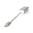Netwerkadapter USB C naar RJ45 | Nedis (USB 3.0, Max. 1 Gbps, Zwart)