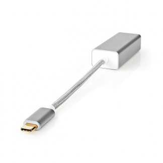 Nedis Netwerkadapter USB C naar RJ45 | Nedis (USB 3.0, Max. 1 Gbps, Zwart) CCTB64950AL02 K010214232 - 
