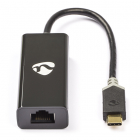 Nedis Netwerkadapter USB C naar RJ45 - Nedis (USB 3.1, Max. 1 Gbps, Zwart) CCBW64950AT02 N010214200 Nedis Netwerkadapter USB C naar RJ45 - Nedis (USB 3.1, Max. 1 Gbps, Zwart) CCBW64950AT02 N010214200