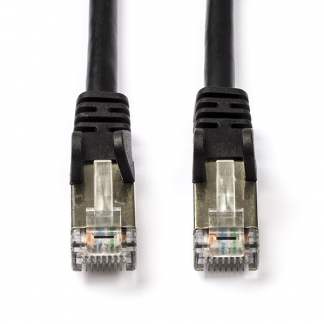 Nedis Netwerkkabel | Cat5e SF/UTP | 0.5 meter (Zwart) CCGL85121BK05 CCGP85121BK05 N010603574 - 1