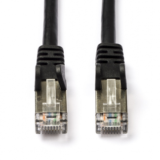 Nedis Netwerkkabel | Cat5e SF/UTP | 0.5 meter (Zwart) CCGL85121BK05 CCGP85121BK05 N010603574 - 
