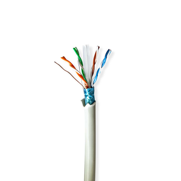 Nedis Netwerkkabel | Cat6 F/UTP | 50 meter (Stugge kern, 100% koper) CCBG8526GY50S K010607528 - 1
