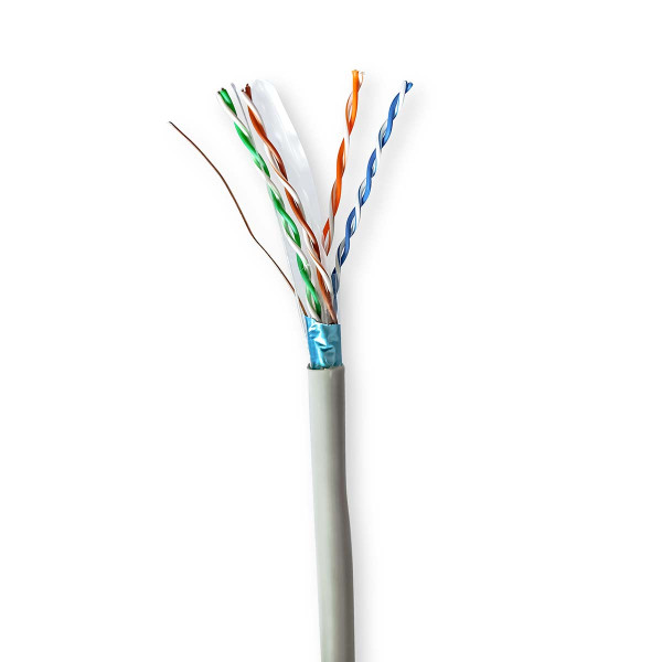 Nedis Netwerkkabel | Cat6 F/UTP | 50 meter (Stugge kern) CCBG8522GY50S K010607517 - 1