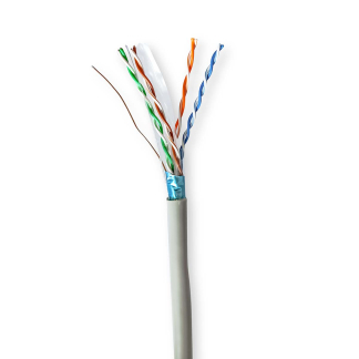 Nedis Netwerkkabel | Cat6 F/UTP | 50 meter (Stugge kern) CCBG8522GY50S K010607517 - 