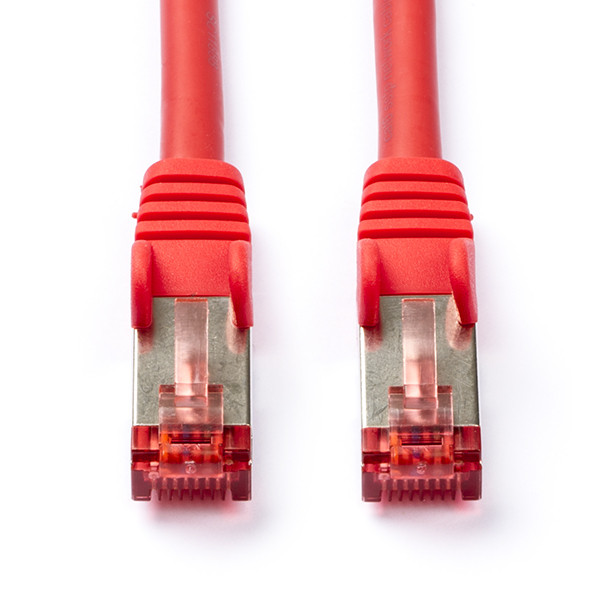 Nedis Netwerkkabel | Cat6 S/FTP | 0.25 meter (100% koper, LSZH, Rood) CCGL85221RD025 CCGP85221RD025 N010608669 - 1