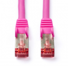 Nedis Netwerkkabel | Cat6 S/FTP | 0.5 meter (100% koper, LSZH, Roze) CCGP85221PK05 N010608738 - 1