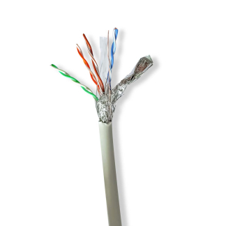 Nedis Netwerkkabel | Cat6 S/FTP | 100 meter (Soepele kern, 100% koper) CCBG8528GY100 K010607531 - 1