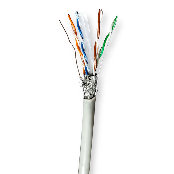 Nedis Netwerkkabel | Cat6 S/FTP | 100 meter (Soepele kern) CCBG8524GY100 K010607520 - 1