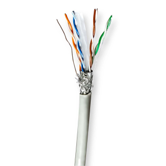 Nedis Netwerkkabel | Cat6 S/FTP | 100 meter (Soepele kern) CCBG8524GY100 K010607520 - 