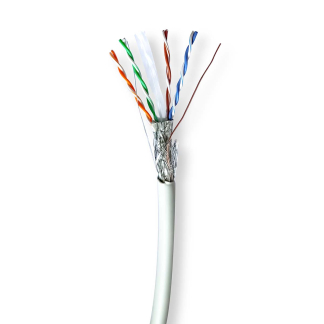 Nedis Netwerkkabel | Cat6 S/FTP | 100 meter (Stugge kern, 100% koper) CCBG8528GY100S K010607533 - 1