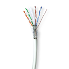 Netwerkkabel | Cat6 S/FTP | 100 meter (Stugge kern, 100% koper)