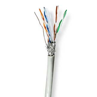 Nedis Netwerkkabel | Cat6 S/FTP | 100 meter (Stugge kern) CCBG8524GY100S K010607522 - 1