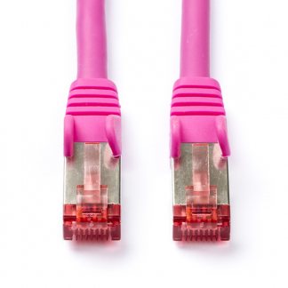 Nedis Netwerkkabel | Cat6 S/FTP | 10 meter (100% koper, LSZH, Roze) CCGP85221PK100 N010608745 - 1