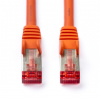 Netwerkkabel | Cat6 S/FTP | 1 meter (100% koper, LSZH, Oranje)