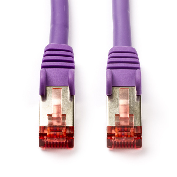 Nedis Netwerkkabel | Cat6 S/FTP | 7.5 meter (100% koper, LSZH, Paars) CCGP85221VT75 N010608727 - 1