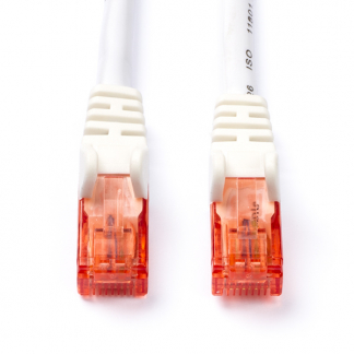Nedis Netwerkkabel |  Cat6 U/UTP | 0.25 meter (100% koper, Wit) CCGL85200WT025 CCGP85200WT025 K010605074 - 1