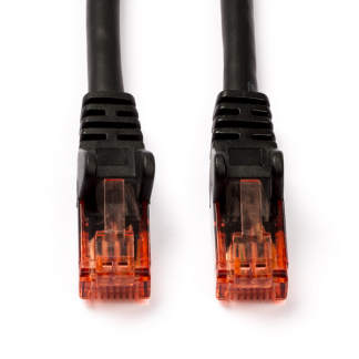 Nedis Netwerkkabel | Cat6 U/UTP | 0.25 meter (100% koper, Zwart) CCGL85200BK025 CCGP85200BK025 K010605030 - 1