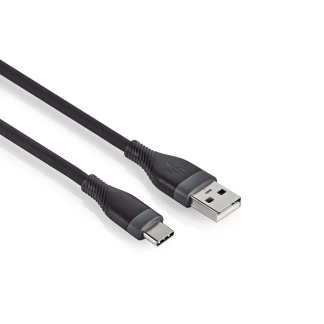 Nedis Nokia oplaadkabel | USB C 2.0 | 1.5 meter (Vertind koper, Zwart) CCGB60800BK15 E010214341 - 