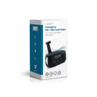 Nedis Noodradio | Nedis | AM | FM (Zaklamp, Opwindbaar, Zonnepaneel, USB) RDFMCR2000BK K010308011 - 10